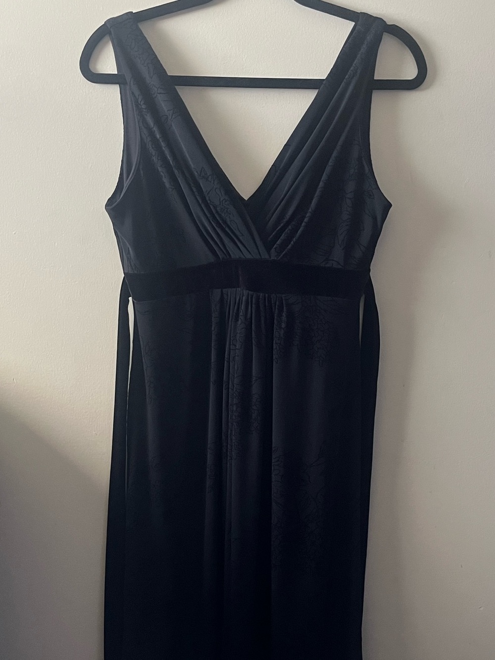 Y2k Vintage B.Smart Black whimsigoth dress with v-neck